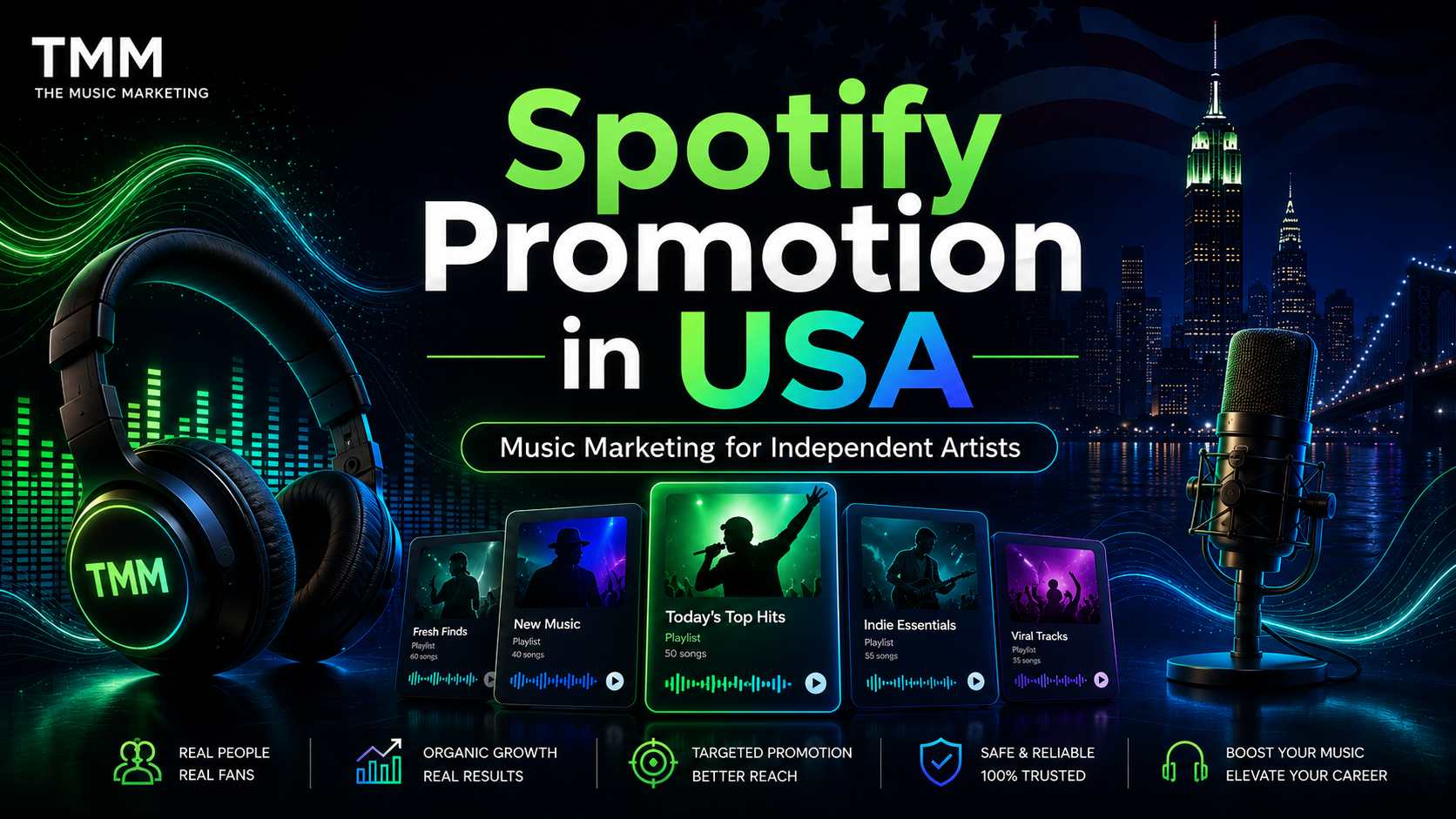 Spotify Promotion in USA: The Complete Music Marketing Guide for Independent Artists article cover image
